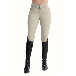 Pantalon d'équitation Jodhpur extensible 4 directions de haute qualité, leggings, collants, vêtements d'équitation, tissu technique, toucher doux - Product Image 6