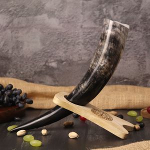 Jarra de cerveza de cuerno, jarra vikinga de cuerno, cuerno nórdico para beber hecho a mano con cuerno de búfalo - Product Image 4
