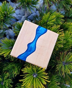 Luxury Resin Wooden <b>Coaster</b> Set Handmade Premium <b>Drink</b> <b>Coasters</b> Stylish Stone <b>Coasters</b> Ideal Gift Item for Festive Seasons - Product Image 5