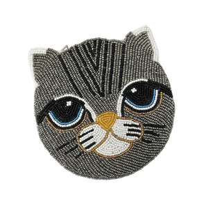 Beaded for Face Pouch Tiger Animal Clutch Statement Tribal Art <b>Purse</b> Multicolor Gift Designer Bag Trendy Large Capacity Women 25 - Product Image 6