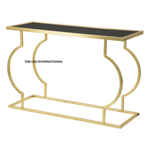 Table console de style nordique moderne en acier inoxydable et marbre, pour salon, entrée, villa - Product Image 3