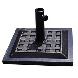 Base per Ombrellone Quadrata Resistente da 17,5 Pollici, Capacità 30 Libbre, per Ombrelloni e Basi da Esterno - Product Image 1