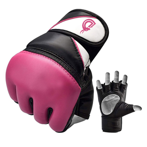 Gants de MMA professionnels de haute qualité, sur mesure, vente en gros, logo personnalisé, respirants, demi-doigts - Product Image 5
