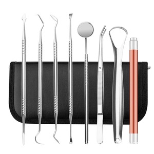 Juego de Instrumentos Dentales Profesionales de Acero Inoxidable, Palas y Pinzas con Agarre Ergonómico, Certificación CE Clase I - Product Image 4