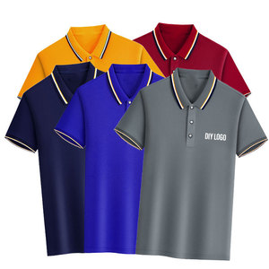 Men's Solid Color Short Sleeve Polo Shirt Cotton Oxford Fabric Button Front Casual Wear Embroidery Logo Front Regular Fit - Product Image 4