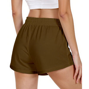 Nuevos Shorts de Yoga para Mujer al por Mayor de Alta Calidad, Shorts Deportivos de Cintura Alta para Gimnasio, Ropa Deportiva para Correr, Shorts para Mujer - Product Image 3
