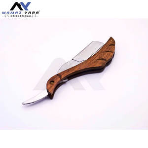 Rasoir droit professionnel personnalisable pour le rasage du visage, lame en acier inoxydable de qualité supérieure, manche en bois de rose, cadeau de luxe pour barbier, pour homme - Product Image 5