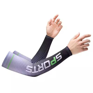Unisex Black Anti-Uv <b>Compression</b> Lightweight <b>Arm</b> <b>Sleeve</b> For Adults Cycling Sport Wear - Product Image 4