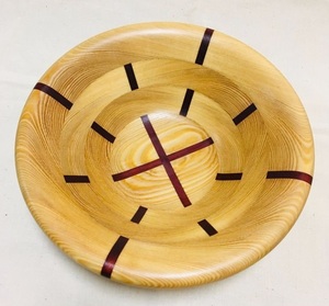 Bol en bois de luxe en résine époxy sans BPA, fait main, écologique, centre de table et accessoire de service de cuisine - Product Image 4