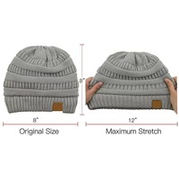 Gorro de Punto Personalizado Unisex |   Gorro de Invierno 100% Acrílico |   Tela común |   Marca Privada |   Precio Directo de Fábrica