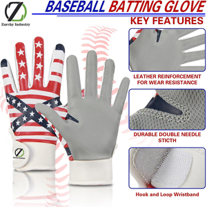 Youth Baseball Batting Gloves with Super <b>Grip</b> Technology for Boys & Girls | Enhanced <b>Control</b> & Comfort for Hitting, Training - Product Image 3