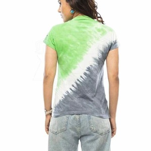 Camiseta de Cuello Redondo para Mujer, 100% Algodón, Estilo Urbano, Estampada, Diseño Personalizado, Nueva Colección, Venta al Por Mayor, Anti-Pilling, Secado Rápido, Ecológica - Product Image 2