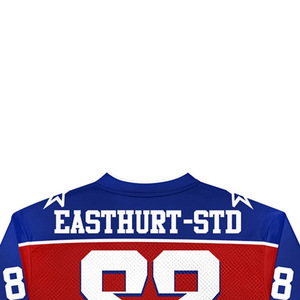 <b>Men's</b> Short Sleeve Hockey T-Shirt 100% Cotton <b>Red</b> Blue White Silk Screen Print Breathable Eco-Friendly Sporty Regular Fit - Product Image 4