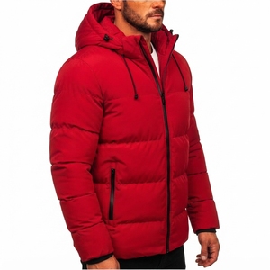 <b>Men</b> Lightweight Puffer Jacket <b>Hooded</b> Winter Warm Quilted Outdoor Casual <b>Coat</b> Wholesale Custom Manufacturer - Product Image 3
