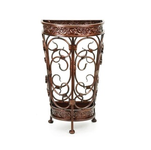 Modern Hollow Design Metal Umbrella Stand Holder For Home Office With Ventilation And Durable Construction - Product Image 2