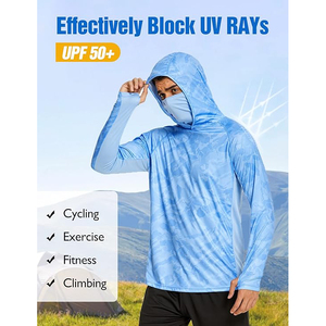 Sweat-shirts d'hiver épais et chauds doublés polaire pour le fitness, en mélange coton-polyester lourd, isolation thermique, avec cordon de serrage - Product Image 5