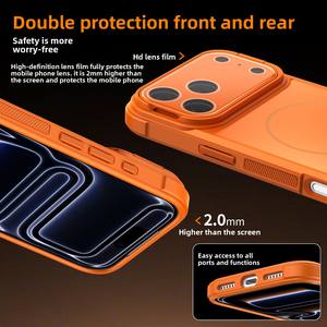 Étui de protection magnétique de qualité militaire avec support pour appareil photo pour <span class=keywords><strong>iPhone</strong></span> 17 Pro Max Air 16 Plus 15 Pro 14 13 12 <span class=keywords><strong>11</strong></span> - Product Image 4