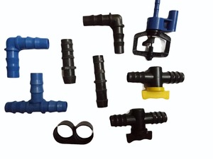 Raccords d'irrigation goutte à goutte, connecteurs d'eau agricoles, raccords de tuyaux pour systèmes d'irrigation de jardin et de ferme, adaptateurs de ligne goutte à goutte durables - Product Image 1