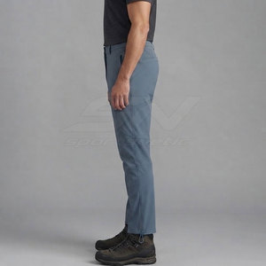 Pantalones ligeros de senderismo para hombre con múltiples bolsillos utilitarios, tela flexible y diseño de rendimiento para actividades al aire libre. - Product Image 5