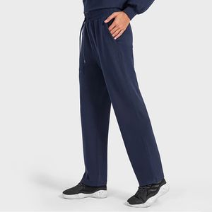 Custom Logo Quick Dry Loose Casual Fitness Drawstring Sport Gym Straight Wide Leg Jogger Track <b>Sweatpants</b> <b>Women</b> Yoga Pant - Product Image 5