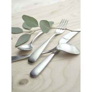 Cubiertos de plata a granel personalizados de súper calidad, vajilla de acero inoxidable, juego de cubiertos, mango de diseño largo para fiesta - Product Image 1