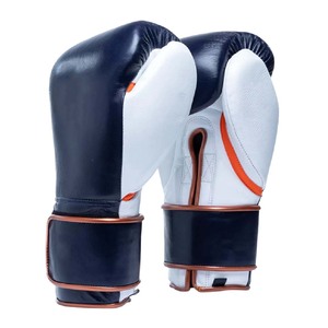 Guantes Profesionales de Piel para Entrenamiento y Sparring, Guantes de Kick Boxing con Logotipo Personalizado OEM, 8oz 10oz 12oz con Servicio OEM - Product Image 5