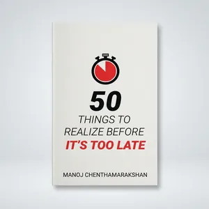 50 choses à réaliser avant que ce ne soit trop tard par Manoj Chenthamarakshan, livre de développement personnel pour la croissance personnelle, édition anglaise, couverture souple - Product Image 4