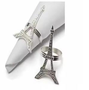 Anneau de serviette élégant en métal pour la présentation de table, la décoration de repas, les événements de mariage et le style des fêtes - Product Image 5