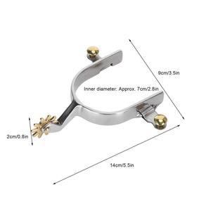 อุปกรณ์ขี่ม้าสแตนเลสสีพื้นแบบทึบ - Product Image 4