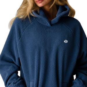 Sudaderas con Capucha de Forro Polar Sherpa Personalizadas al por Mayor, Etiqueta Privada, Sudaderas Cálidas de Invierno, Ropa de Calle Informal para Mujer - Product Image 2