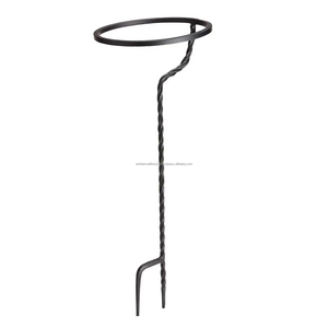 Top vendeur concepteur métal noir poudre manteau regardant boule support extérieur Patio jardin décoratif fer ornement pour l'ambiance - Product Image 6