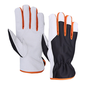 Hand Protection Customized Logo Soft <b>Driver</b> <b>Gloves</b> For Construction Work Best Quality Leather Safety Assembly Working <b>Gloves</b> - Product Image 2