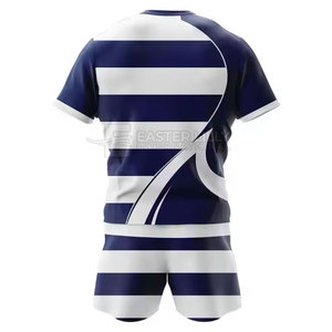 Ensemble de vêtements de rugby personnalisés pour hommes, maillot et short de rugby respirants et légers, vêtements de sport en gros - Product Image 3