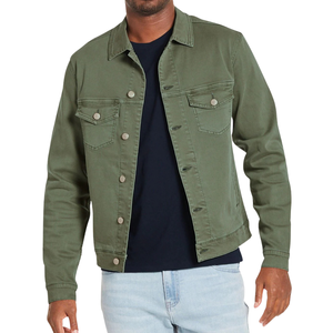 Chaleco sin Mangas de Lona Lavada Suave Azul Claro para Hombre, Ropa Exterior Informal y Relajada para Exteriores, Impermeable y Cortavientos, Venta al por Mayor - Product Image 4