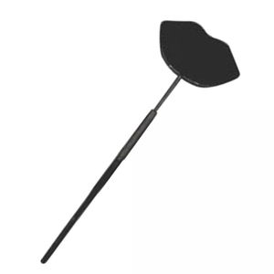 Private Label Matte Black Lip Shaped Eyelash Mirror Custom Color Available Stainless Steel Detachable Eyelash Mirror Beauty Tool - Product Image 5