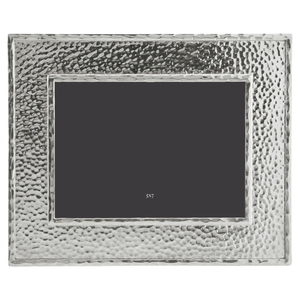 Luxury Silver Hammered Metal Photo <b>Frame</b> Contemporary Hand-Hammered Picture <b>Frame</b> For Elegant Home Decor And Corporate Gifting - Product Image 1
