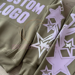 Custom logo Men Women Fleece <b>Tracksuit</b> Sweatsuit Unisex <b>Plain</b> Sports 100% Cotton Jogger Sweat Suit Sweatpants Hoodie Set - Product Image 4