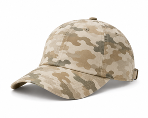 Wholesale Custom Logo Vintage <b>Camo</b> Baseball <b>Cap</b> Unstructured 6 Panel Mid Profile Washed Cotton Camouflage Dad Hat Streetwear - Product Image 3