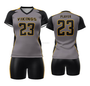 Uniformes de voleibol de alta calidad, ropa deportiva al por mayor directa de fábrica para mujeres, los maravillosos kits de voleibol de impresión - Product Image 1