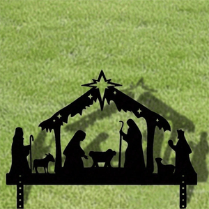 Luci Natalizie da Esterno CIFbuy, Proiettore Impermeabile in Metallo con Scena della Natività, Decorazione Natalizia con Servizio di Ritiro - Product Image 4