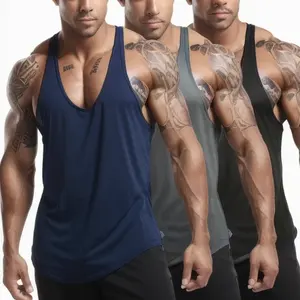 Camiseta Deportiva de Punto para Gimnasio, Talla Grande, Transpirable, para Hombre, para Correr, Personalizada, para Adultos - Product Image 2