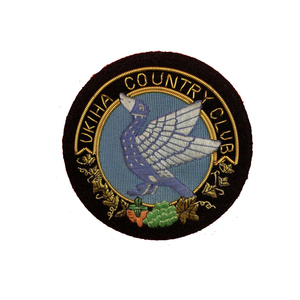 Écusson brodé main en fil de soie de haute qualité 1361 DIVING MEDICAL BADGE, emblème personnalisé, couleurs sur mesure, en toile à coudre - Product Image 2