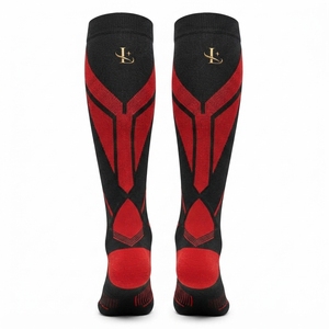 Calcetines de compresión, calcetines deportivos de primera calidad, tela elástica, transpirable, ajuste cómodo, adecuados para entrenamiento físico y correr - Product Image 5