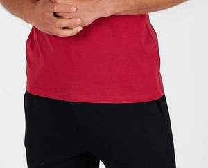 T-shirt basique unisexe à col rond en coton tricoté 100 %, coupe ample, imprimé, personnalisable, léger - Product Image 5