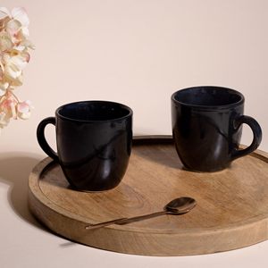 Tazas de Té Negras de Cerámica Ecológicas de 200 ml, Taza de Café y Taza para Café para el Hogar, la Oficina y la Cocina, Tazas para Té y Café Ideales para el Uso Diario - Product Image 4