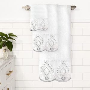 Modern Monaco 3-Piece Luxury Bath Ensemble Contemporary Decor Bath Towel Set - Product Image 2