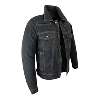 Veste en jean pour homme, nouvelle collection, qualité supérieure, broderie personnalisée, imprimé dessin animé, effet vieilli, en coton, imperméable, respirante, coupe haute à l'avant