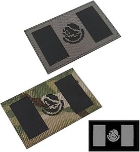 Parche rectangular de tela tejida con diseño bordado de la bandera de México, parche de tela para coser en uniformes y bolsos - Product Image 3