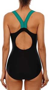 Maillot de bain une pièce amincissant et respirant pour femme avec contrôle du ventre, idéal pour le sport et la plage – Bikinis et tenues de plage - Product Image 5