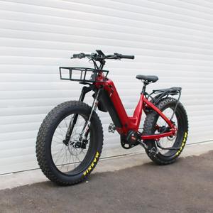 Bicicleta Eléctrica de Montaña Bafang Ultra de 52V y 1500 Watts con Batería de Litio de 30ah, Neumáticos Gruesos de 26 Pulgadas y Transmisión por Correa - Product Image 5